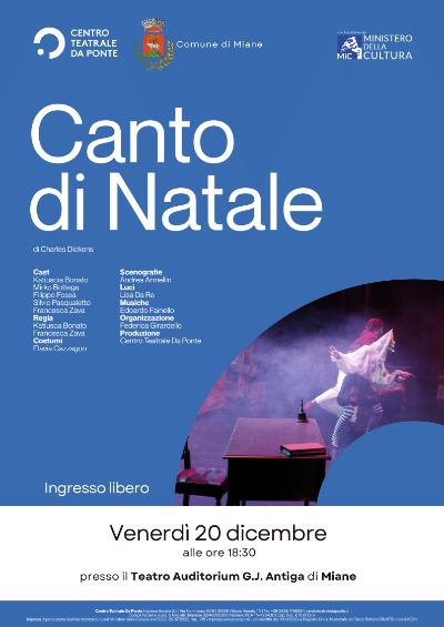 Spettacolo teatrale Canto di Natale 20.12.2024